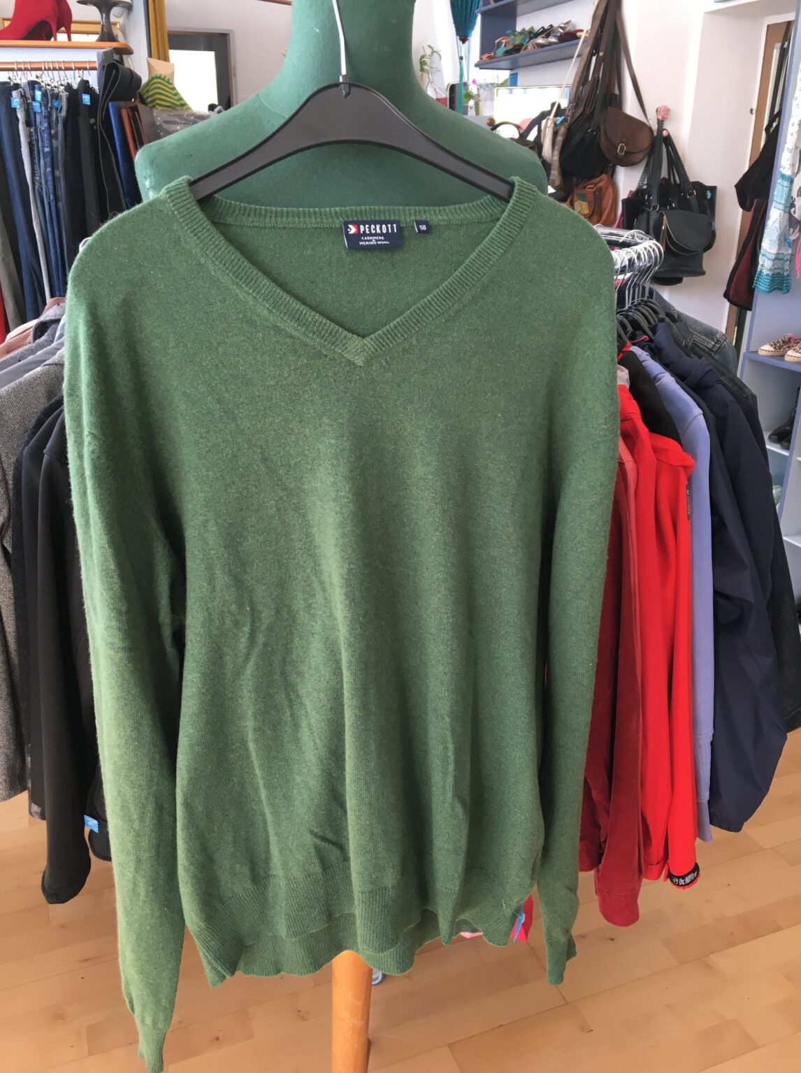 brandy melville pulli grün blau